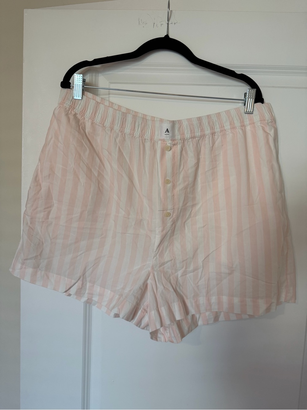 Anthropologie Striped Pink Women's Lounge Boxer Shorts